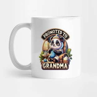 Grandma Pandas Knitting Time, Cozy Crafting Mug